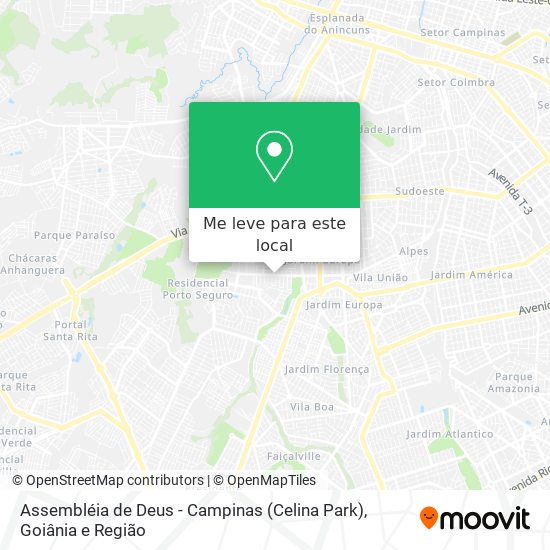 Assembléia de Deus - Campinas (Celina Park) mapa