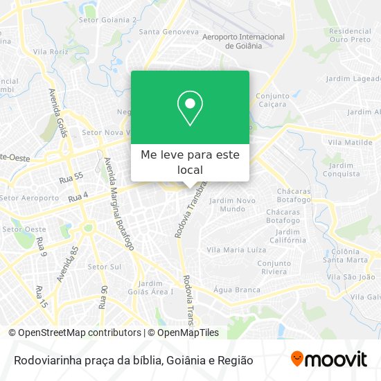 Rodoviarinha praça da bíblia mapa