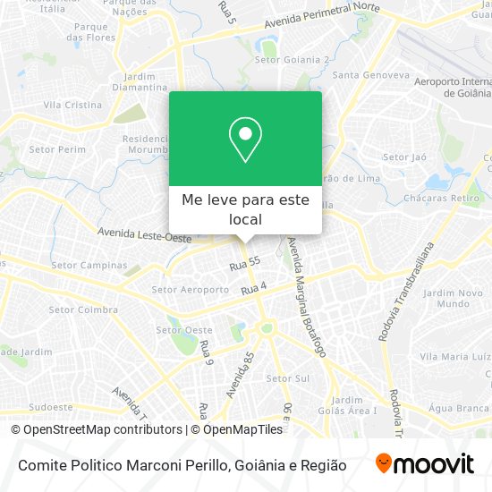 Comite Politico Marconi Perillo mapa