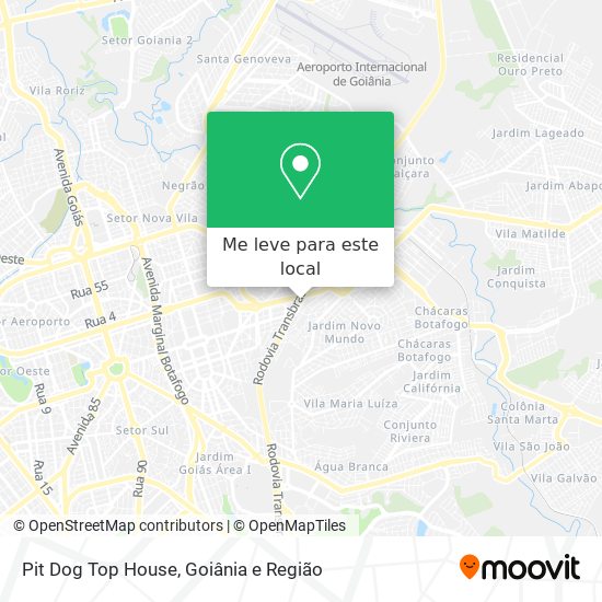 Pit Dog Top House mapa
