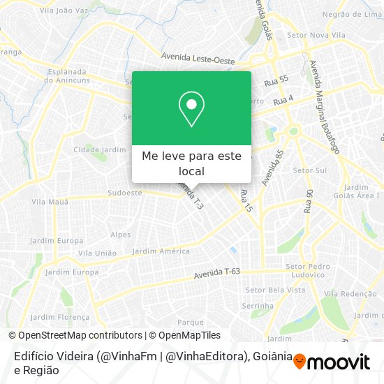 Edifício Videira (@VinhaFm | @VinhaEditora) mapa