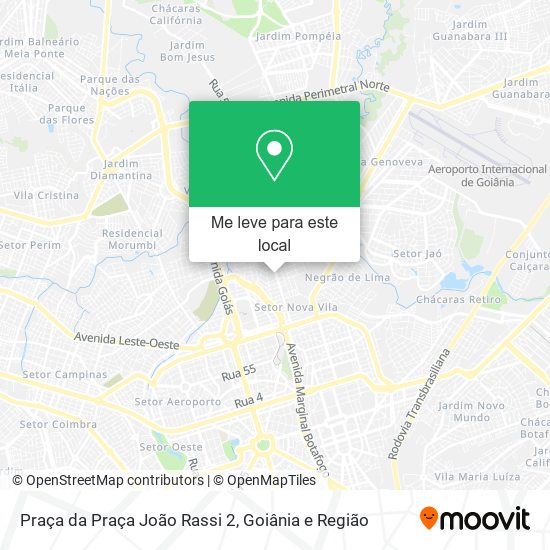 Praça da Praça João Rassi 2 mapa