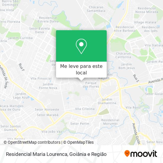 Residencial Maria Lourenca mapa