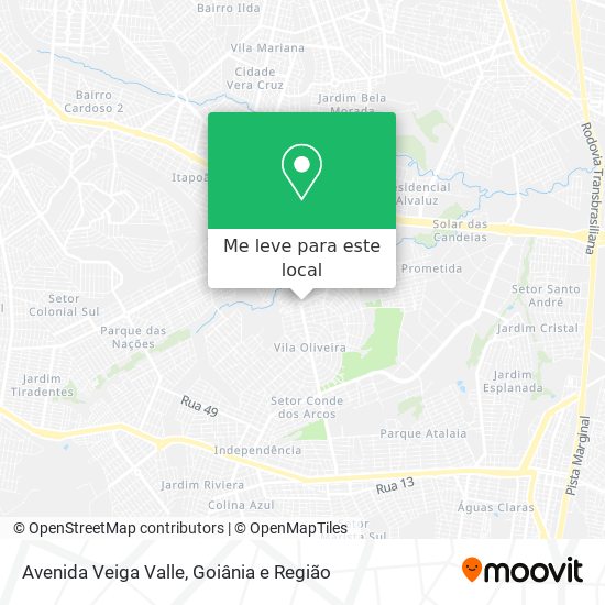 Avenida Veiga Valle mapa