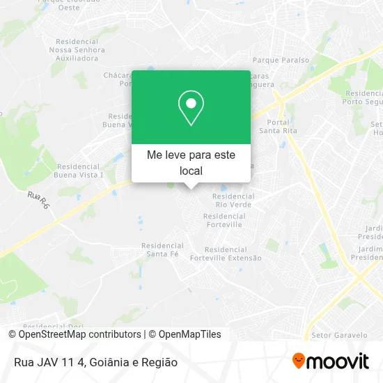 Rua JAV 11 4 mapa