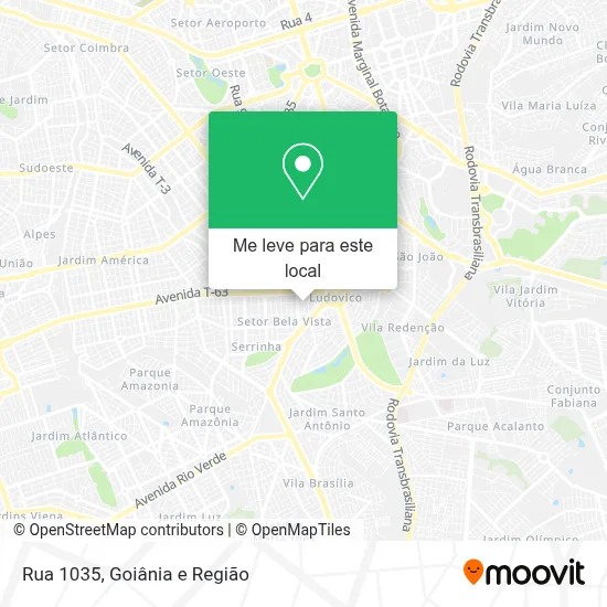 Rua 1035 mapa