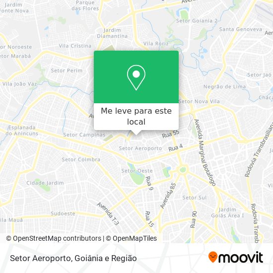 Setor Aeroporto mapa