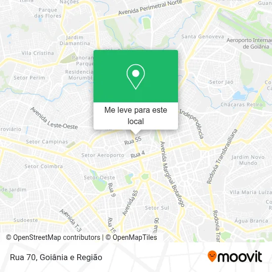 Rua 70 mapa