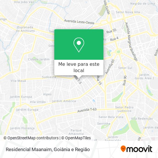 Residencial Maanaim mapa