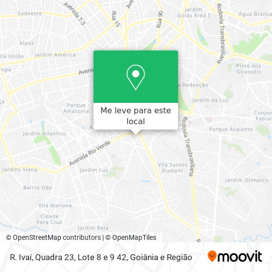 R. Ivaí, Quadra 23, Lote 8 e 9 42 mapa