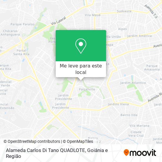 Alameda Carlos Di Tano QUADLOTE mapa