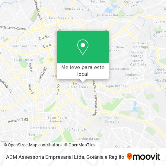 ADM Assessoria Empresarial Ltda mapa