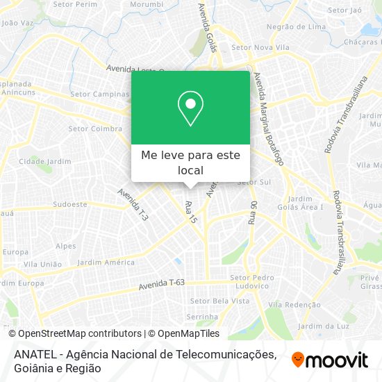 ANATEL - Agência Nacional de Telecomunicações mapa