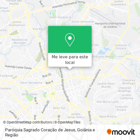 Paróquia Sagrado Coração de Jesus mapa