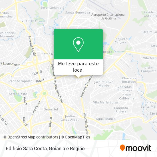 Edifício Sara Costa mapa