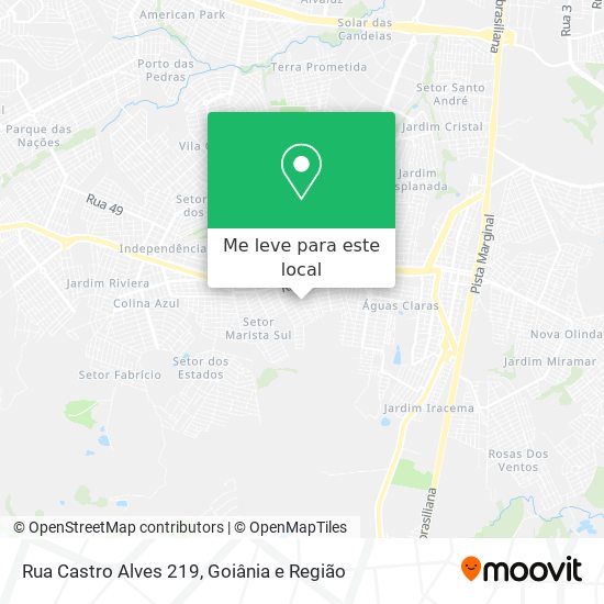 Rua Castro Alves 219 mapa