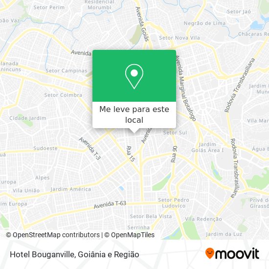 Hotel Bouganville mapa