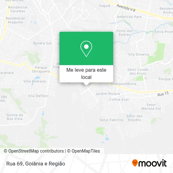 Rua 69 mapa