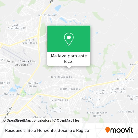 Residencial Belo Horizonte mapa