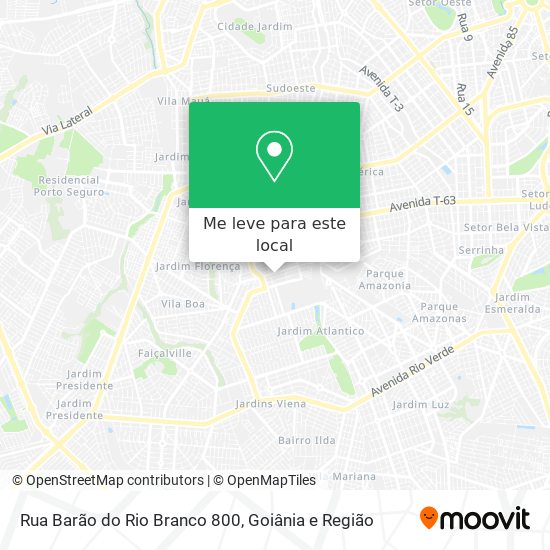 Rua Barão do Rio Branco 800 mapa
