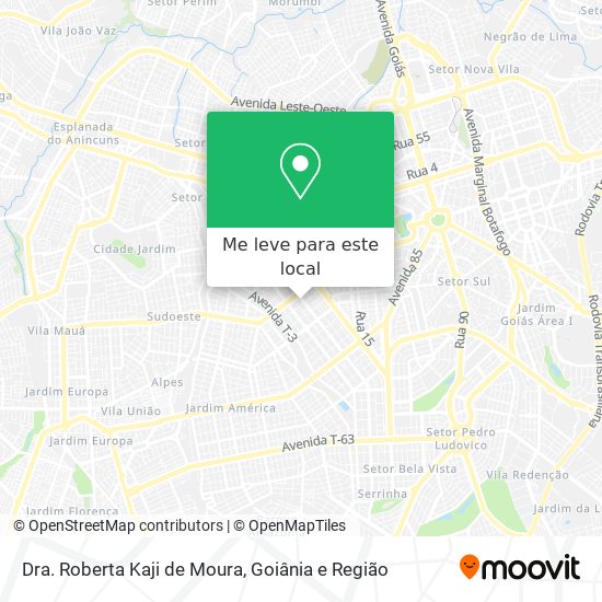 Dra. Roberta Kaji de Moura mapa