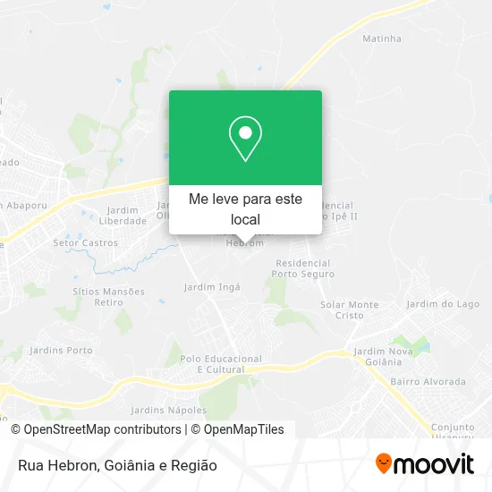 Rua Hebron mapa