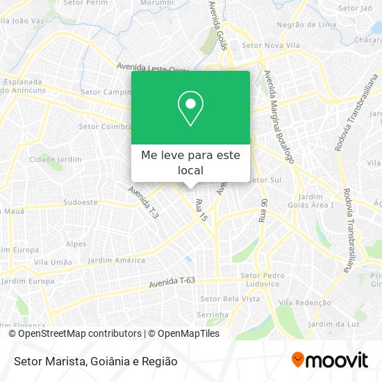 Setor Marista mapa