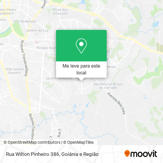 Rua Wilton Pinheiro 386 mapa