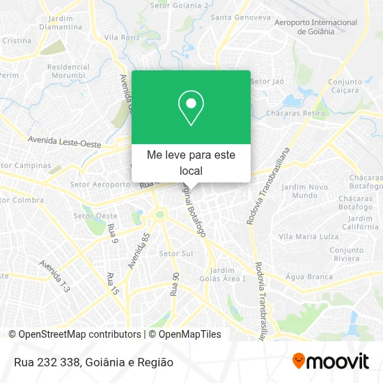 Rua 232 338 mapa