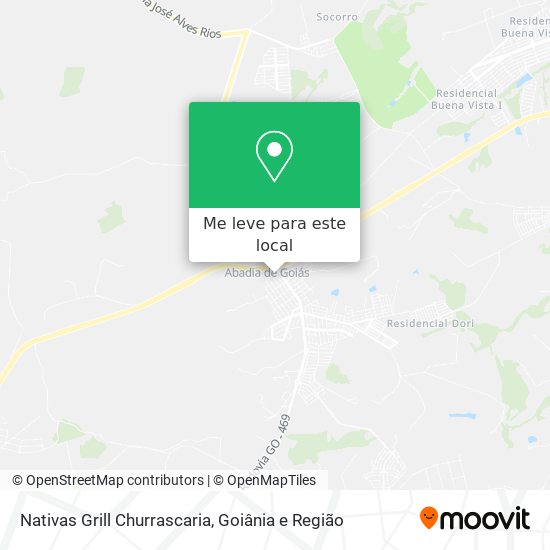 Nativas Grill Churrascaria mapa