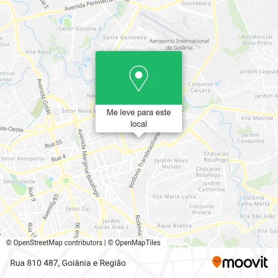 Rua 810 487 mapa