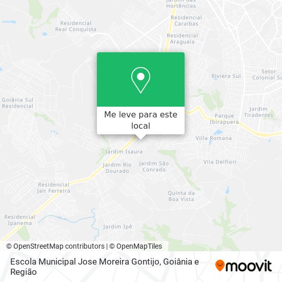 Escola Municipal Jose Moreira Gontijo mapa