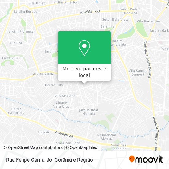 Rua Felipe Camarão mapa