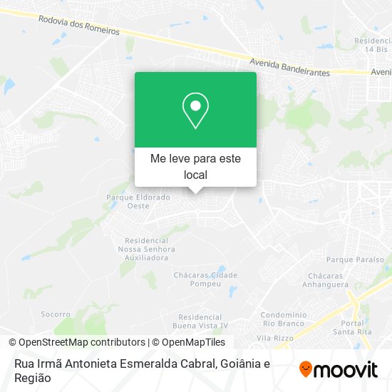 Rua Irmã Antonieta Esmeralda Cabral mapa
