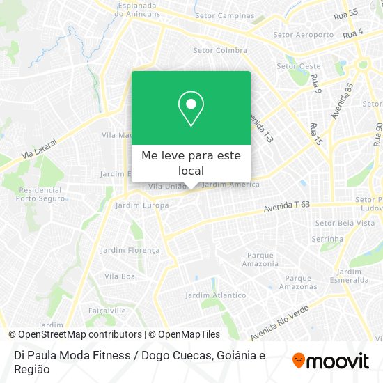 Di Paula Moda Fitness / Dogo Cuecas mapa