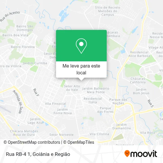 Rua RB-4 1 mapa