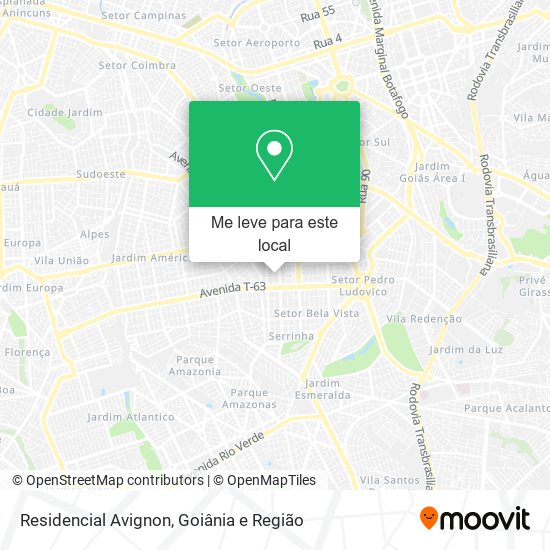 Residencial Avignon mapa