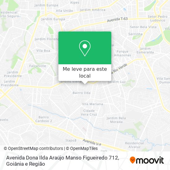 Avenida Dona Ilda Araújo Manso Figueiredo 712 mapa