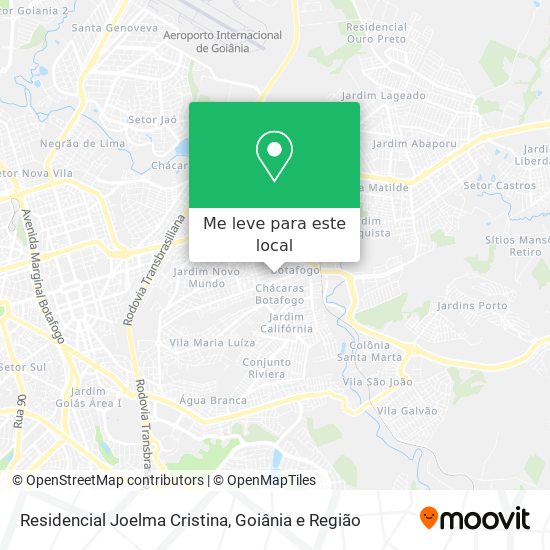 Residencial Joelma Cristina mapa