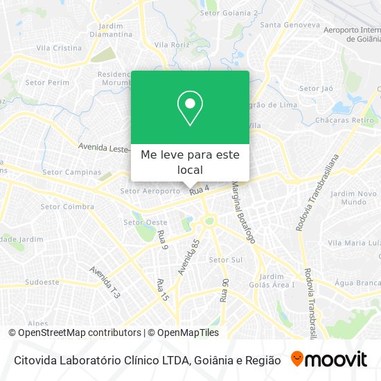 Citovida Laboratório Clínico LTDA mapa