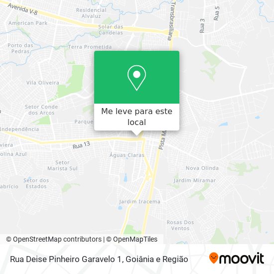 Rua Deise Pinheiro Garavelo 1 mapa