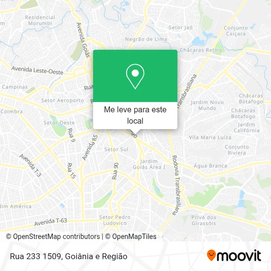 Rua 233 1509 mapa