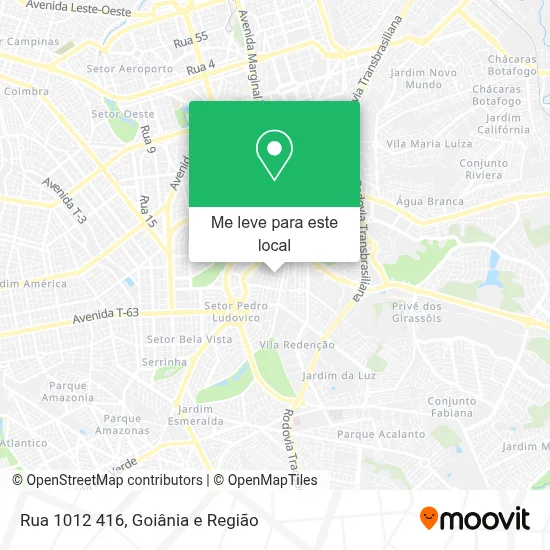 Rua 1012 416 mapa