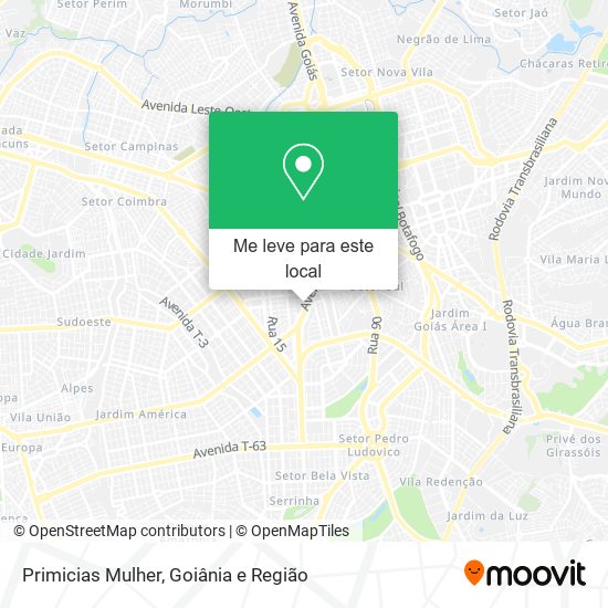 Primicias Mulher mapa