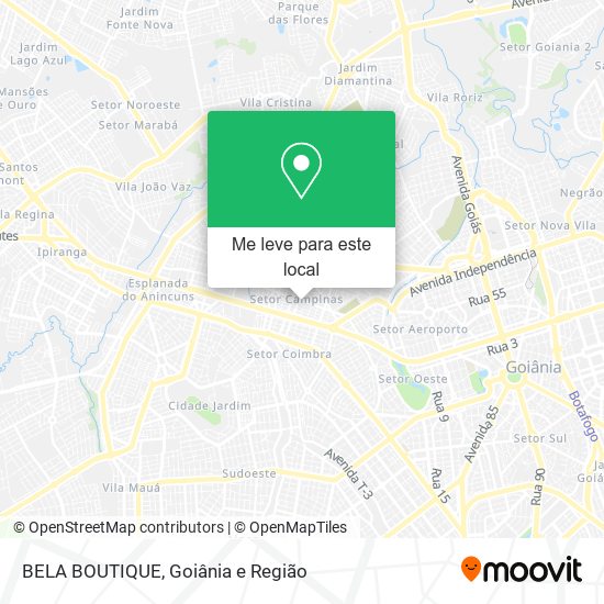 BELA BOUTIQUE mapa