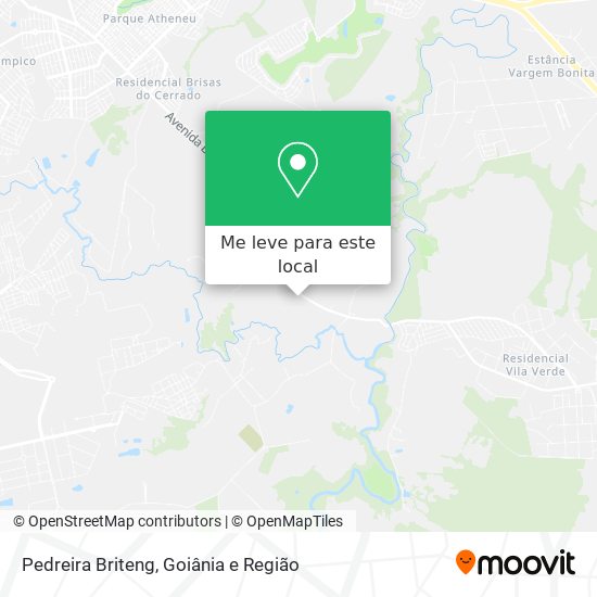 Pedreira Briteng mapa