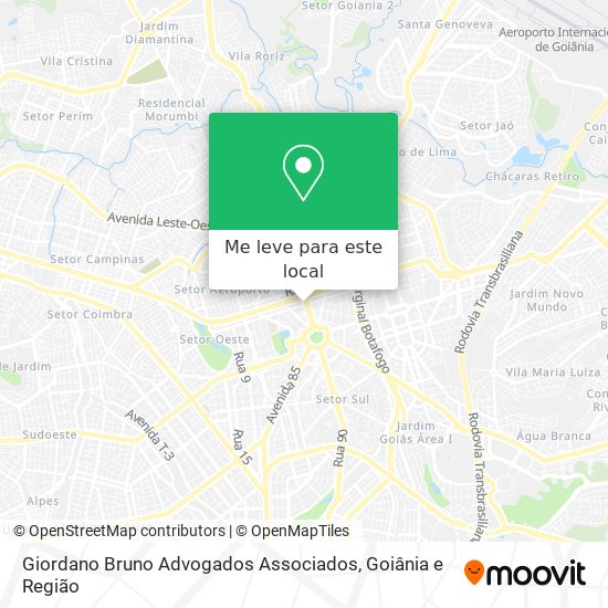 Giordano Bruno Advogados Associados mapa