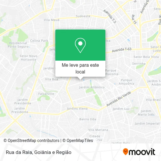 Rua da Raia mapa