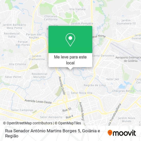 Rua Senador Antônio Martins Borges 5 mapa