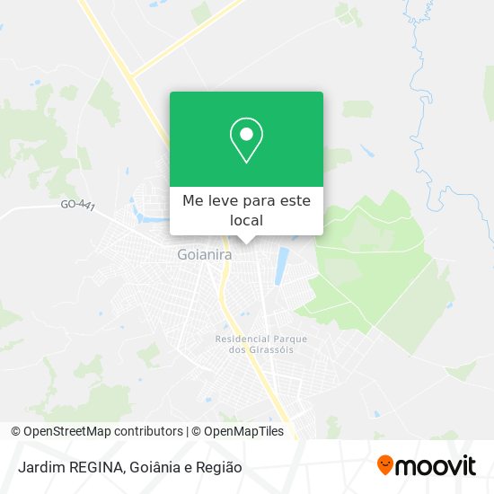Jardim REGINA mapa